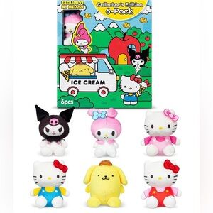 Hello Kitty Collector's Edition 6-Pack Plush Set